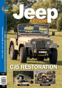 Jeep Action Magazine cover page - July August 2017 edition